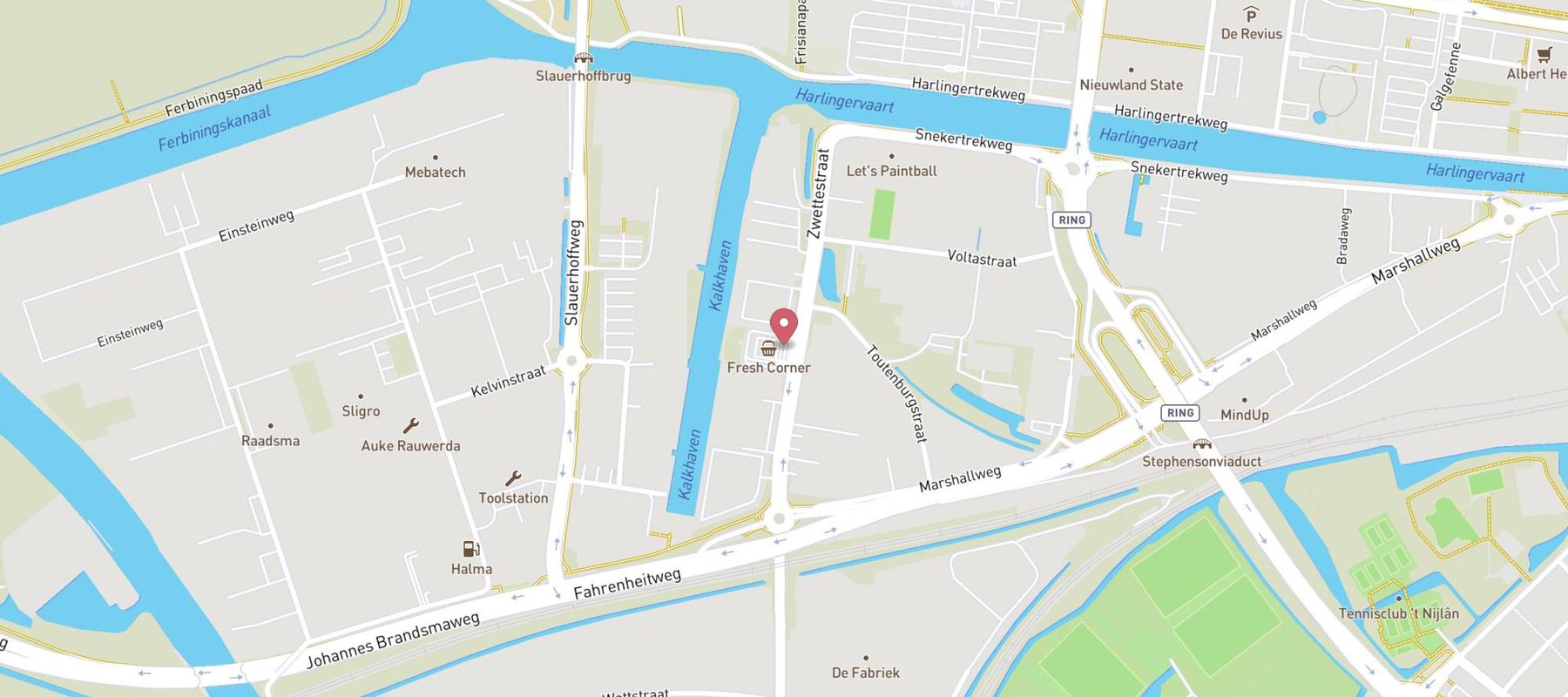 Tamoil Express Leeuwarden map