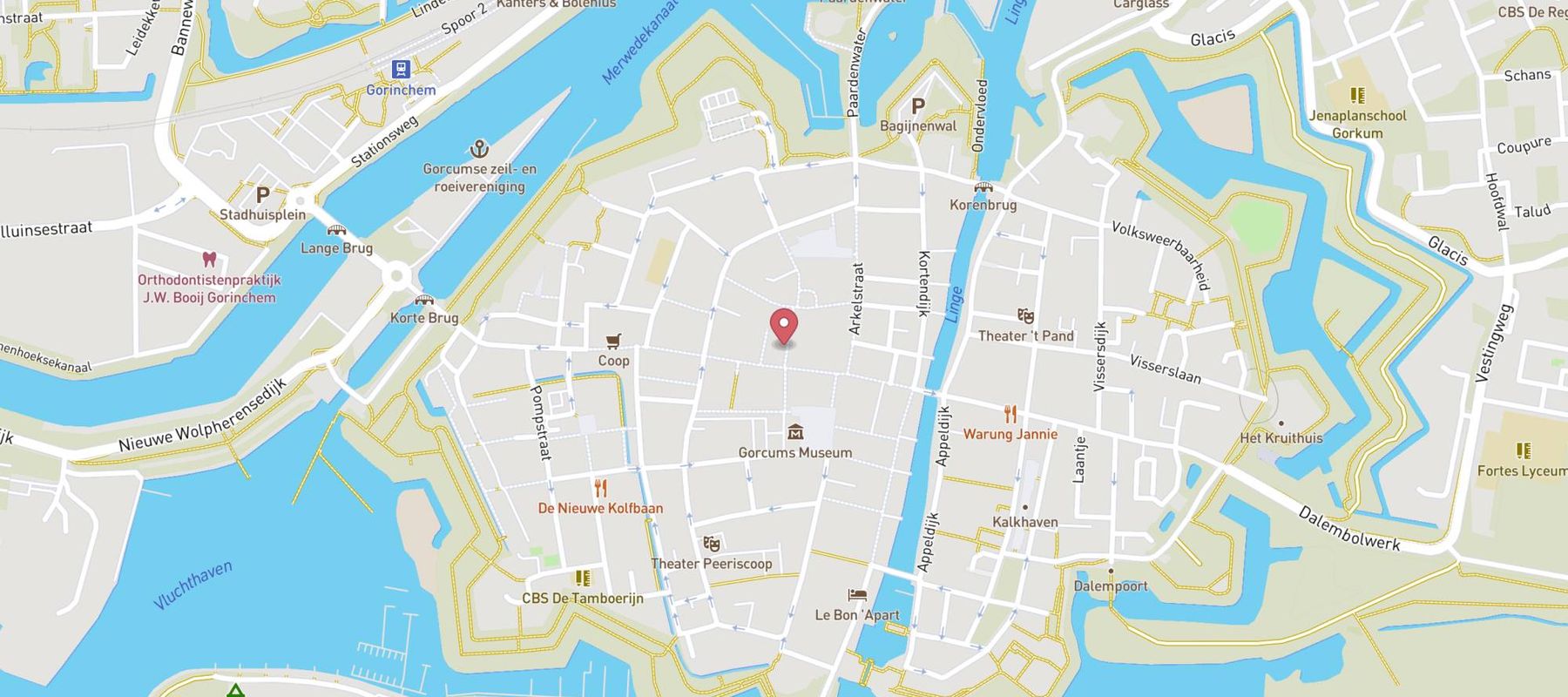 Bakker Bart Gorinchem map