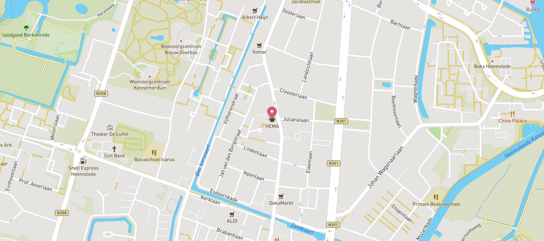 HEMA map