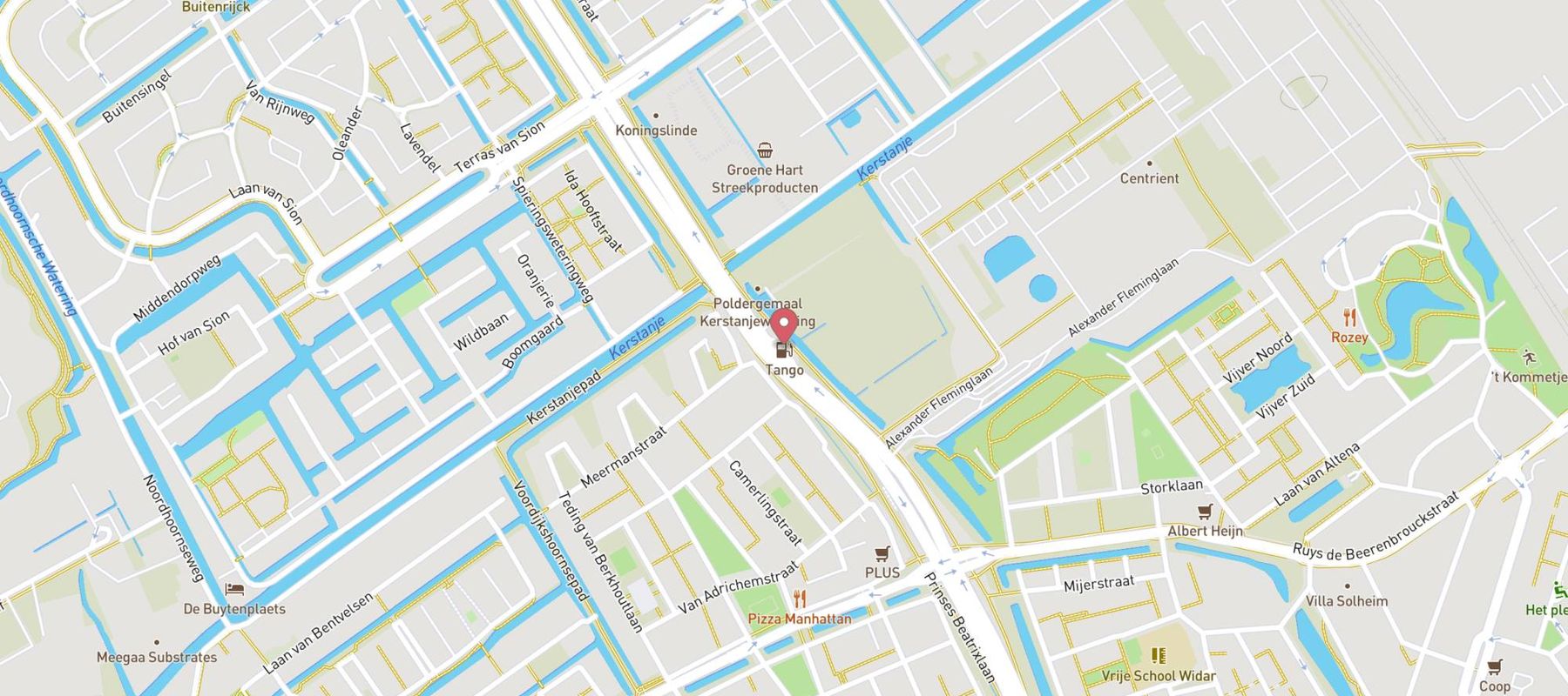 Tango Delft map