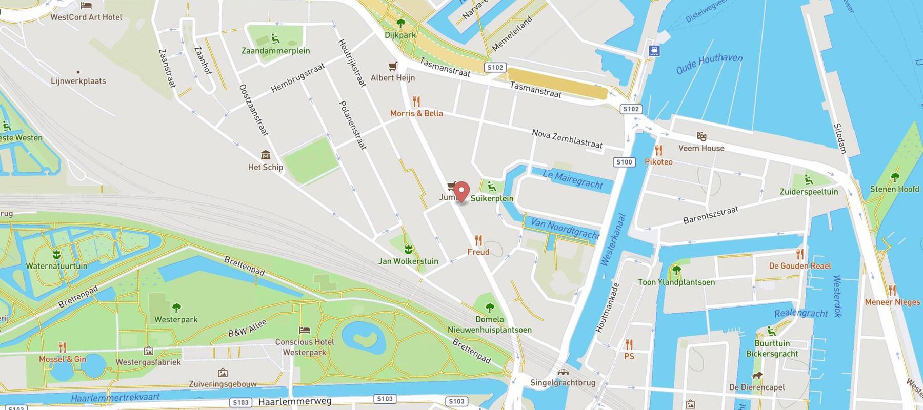 Café De Walvis map