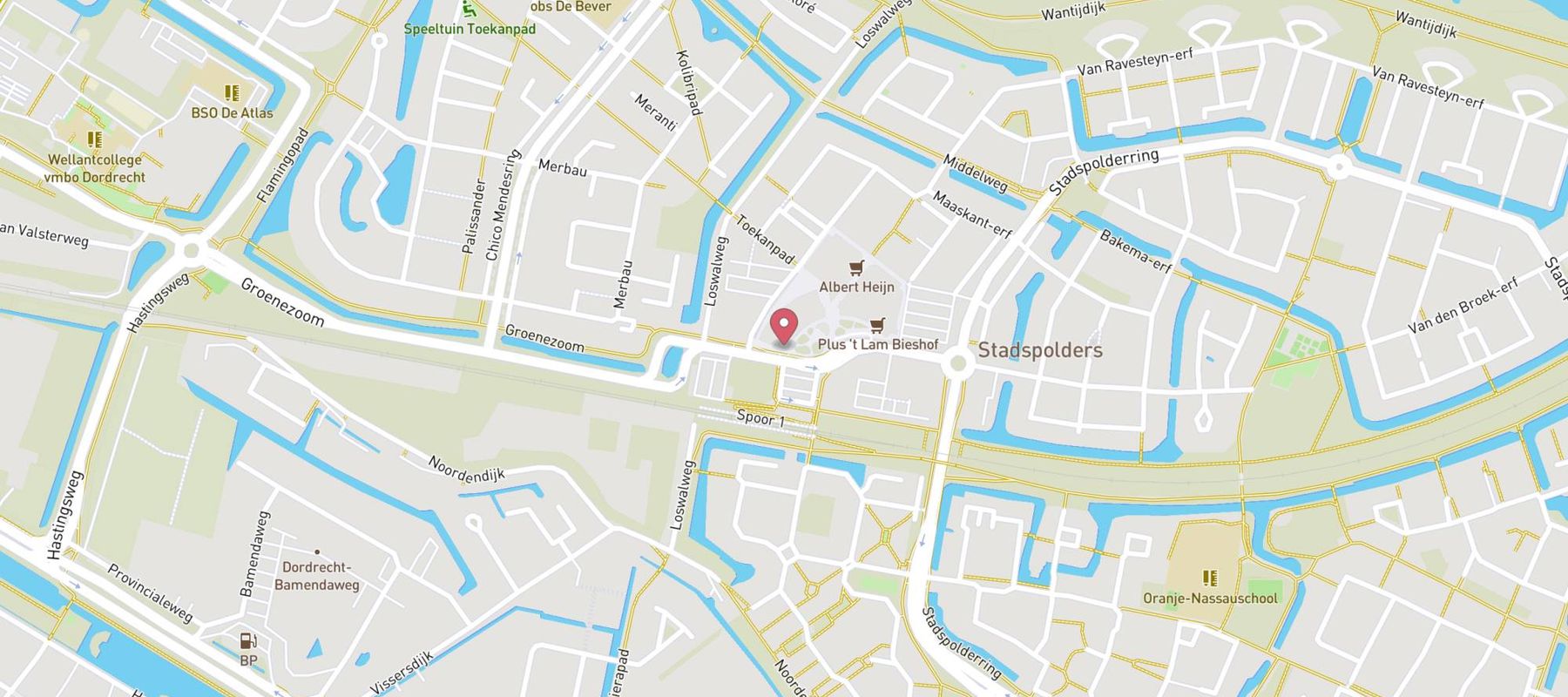 Blokker Dordrecht Van Eesterenplein map
