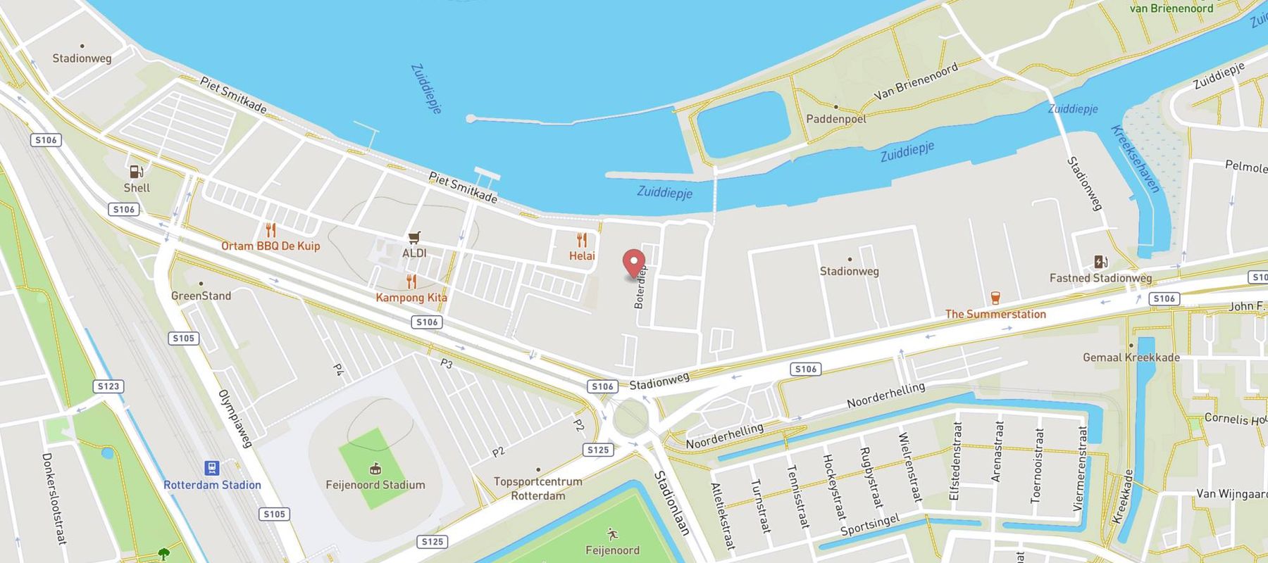 Bouwmaat Rotterdam-Zuid XL (gratis parkeren) map