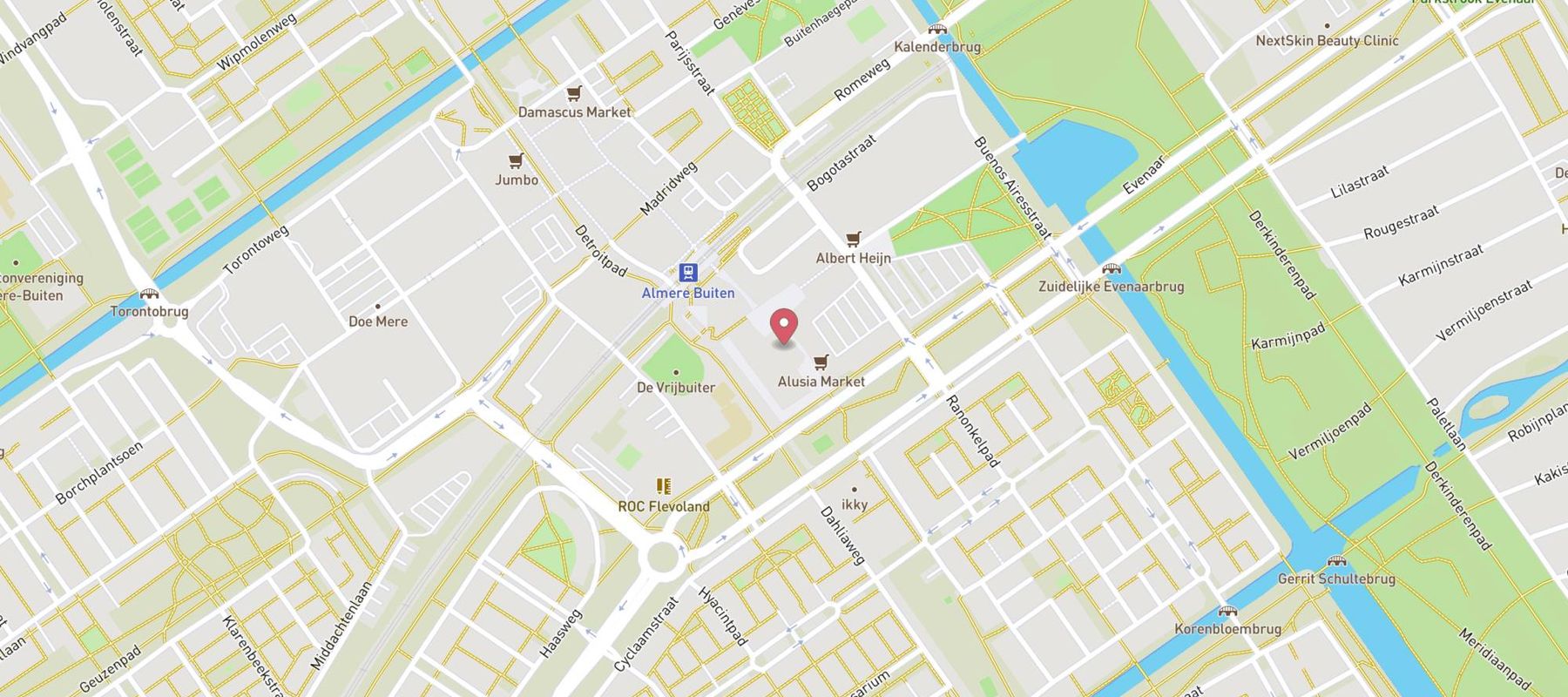 HEMA Almere-Buiten map