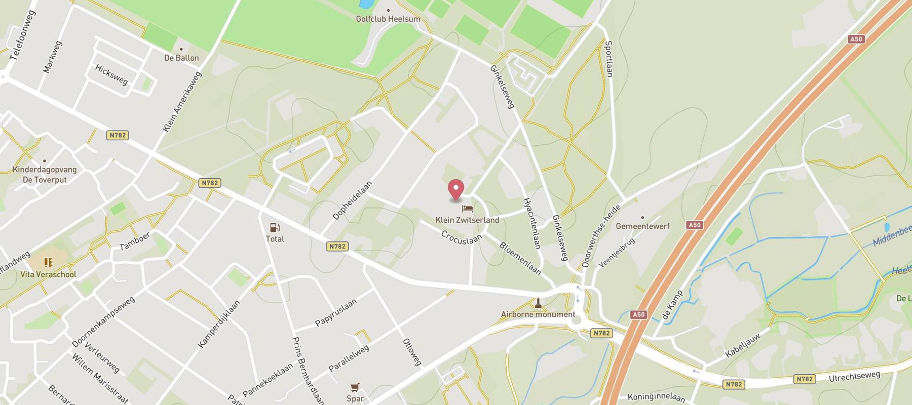 Restaurant De Kromme Dissel map