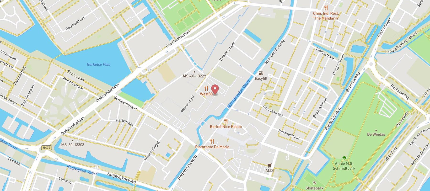Xenos Berkel en Rodenrijs map