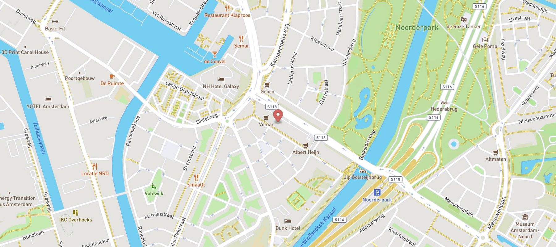 Blokker Amsterdam Mosveld map