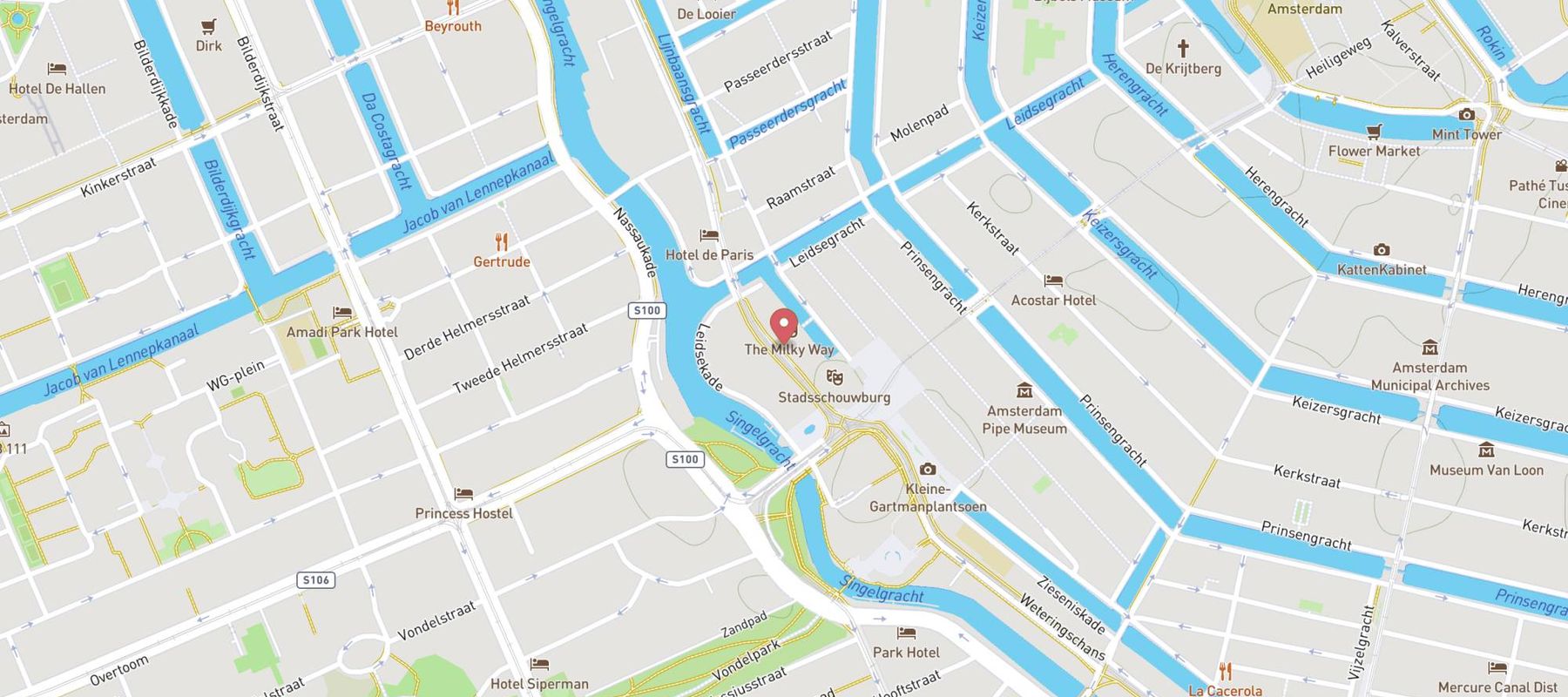 Hotel La Boheme map