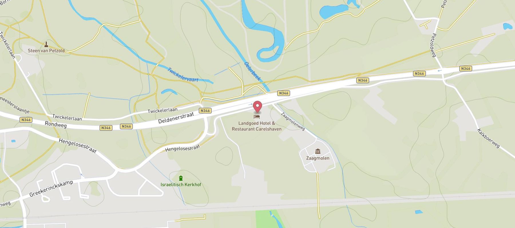 Landgoed Hotel & Restaurant Carelshaven map