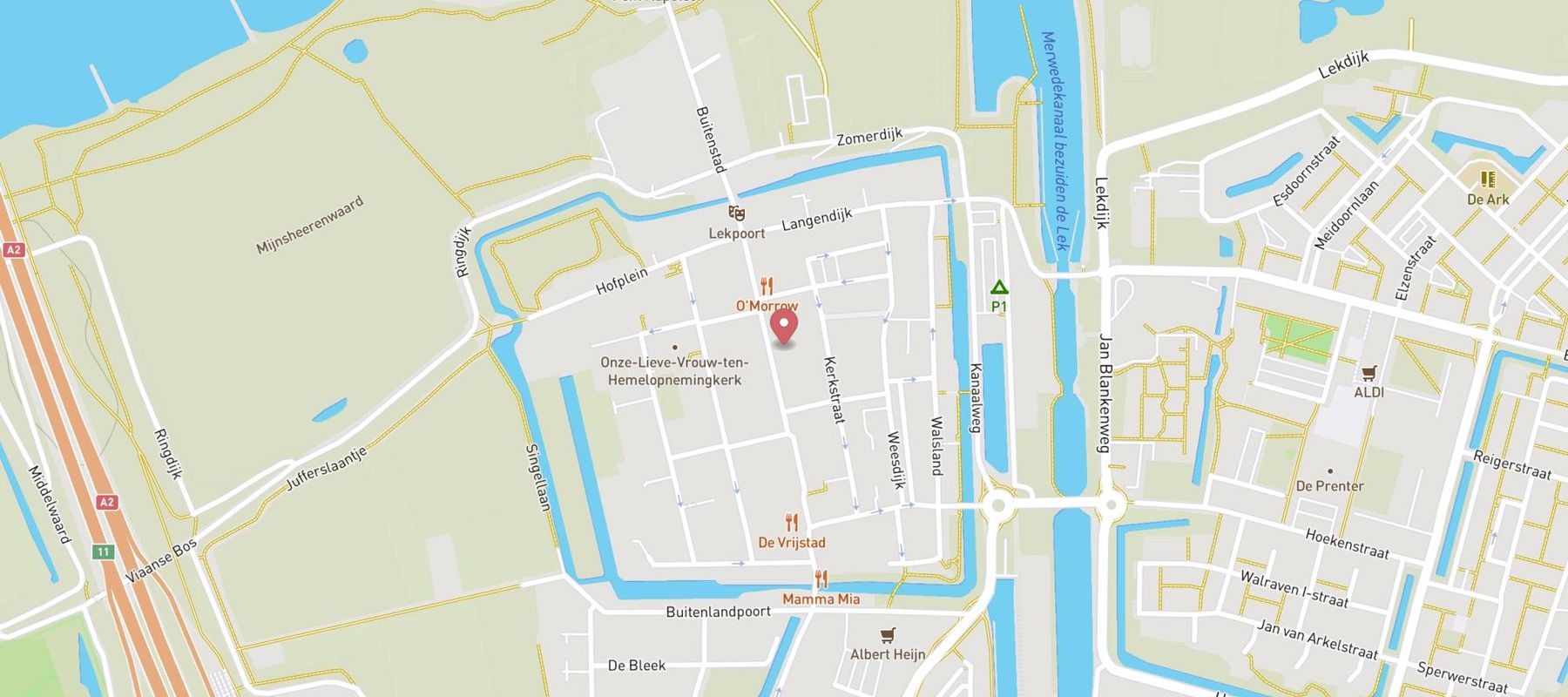 Pearle Opticiens Vianen map