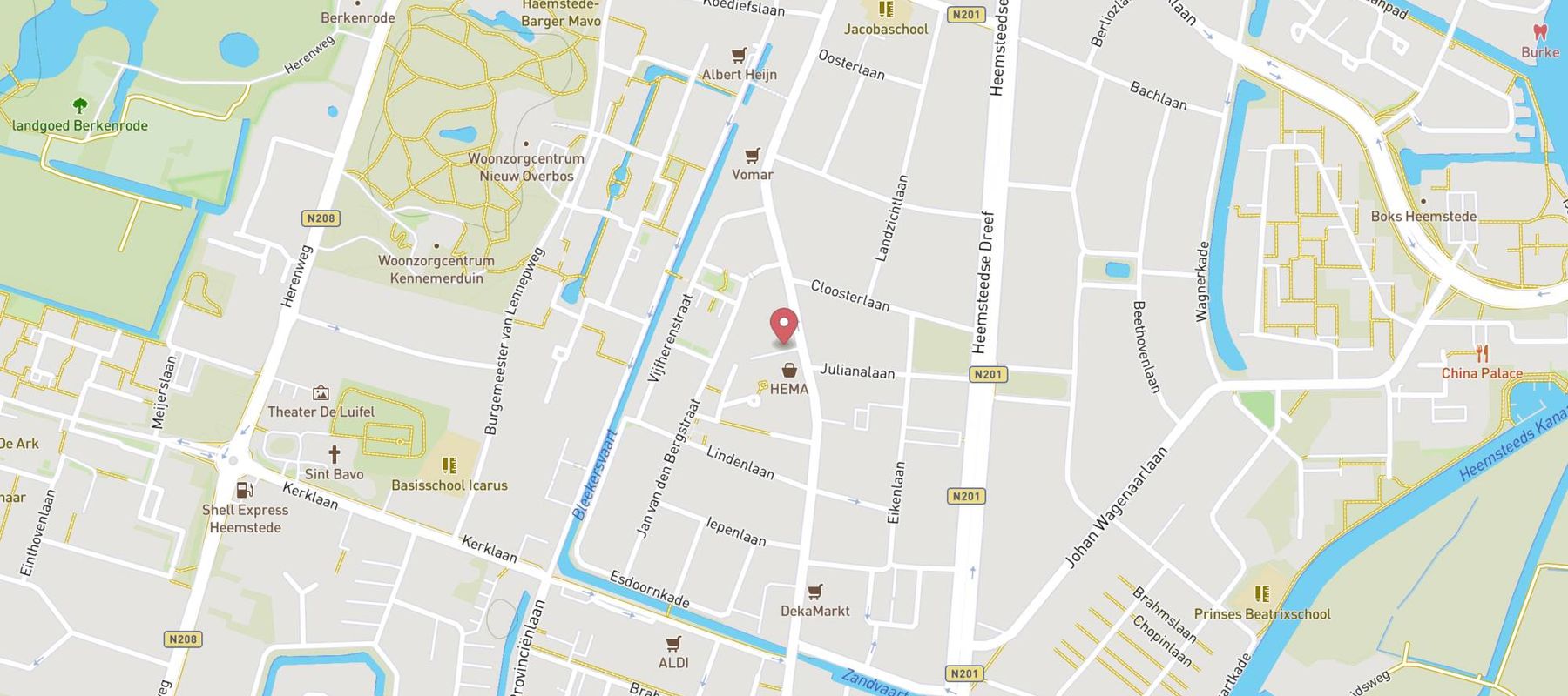 Xenos Heemstede map