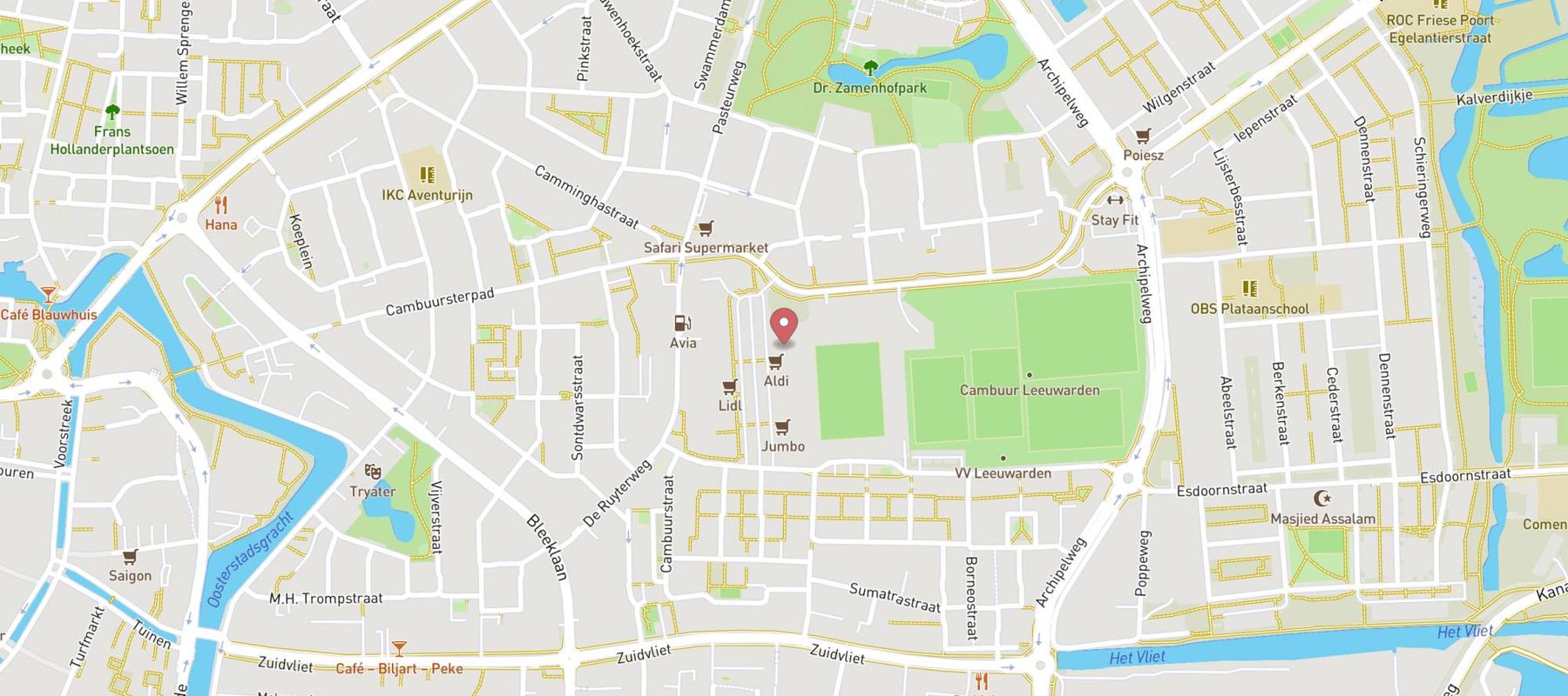 Action Leeuwarden map
