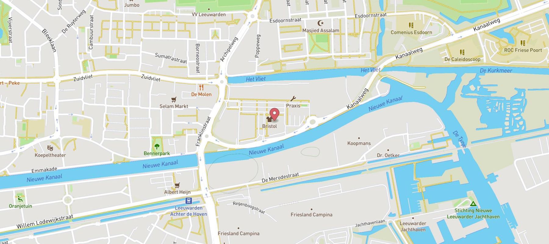 Action Leeuwarden map