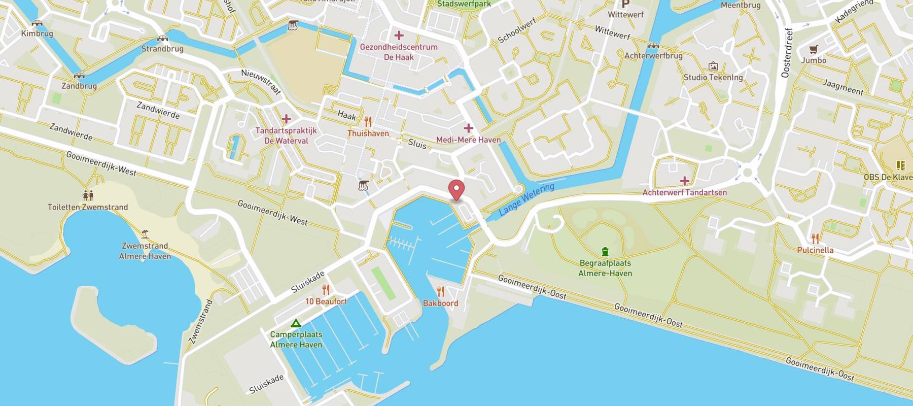 Restaurant Bij Brons map