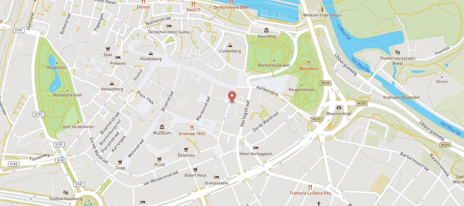 Restaurant Ivory map