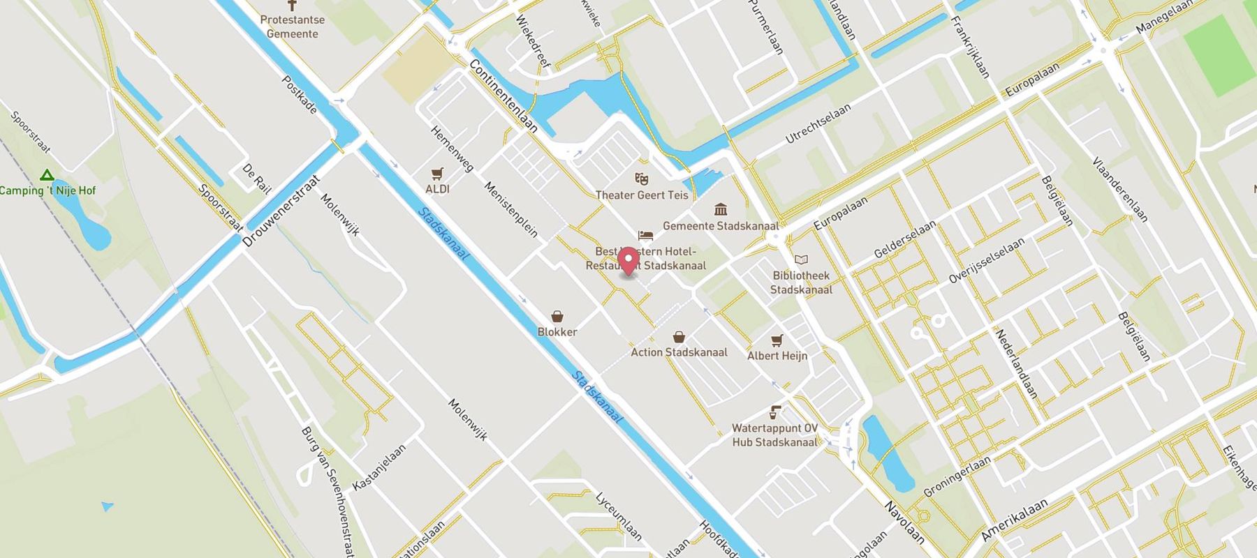 Pearle Opticiens Stadskanaal map