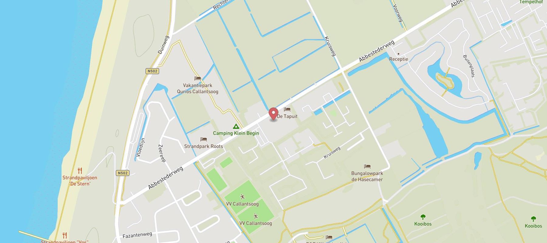 Fletcher Badhotel Callantsoog map