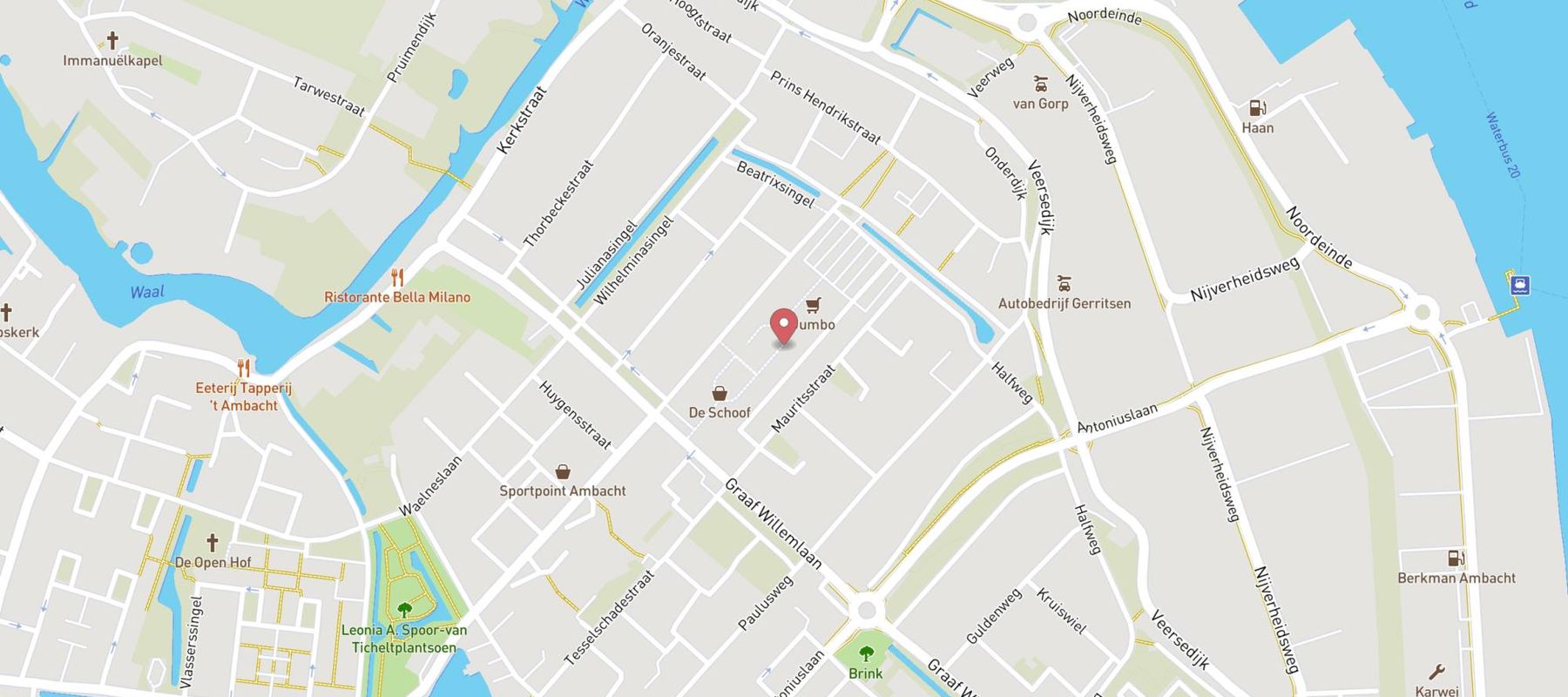 Pearle Opticiens Hendrik-Ido-Ambacht map