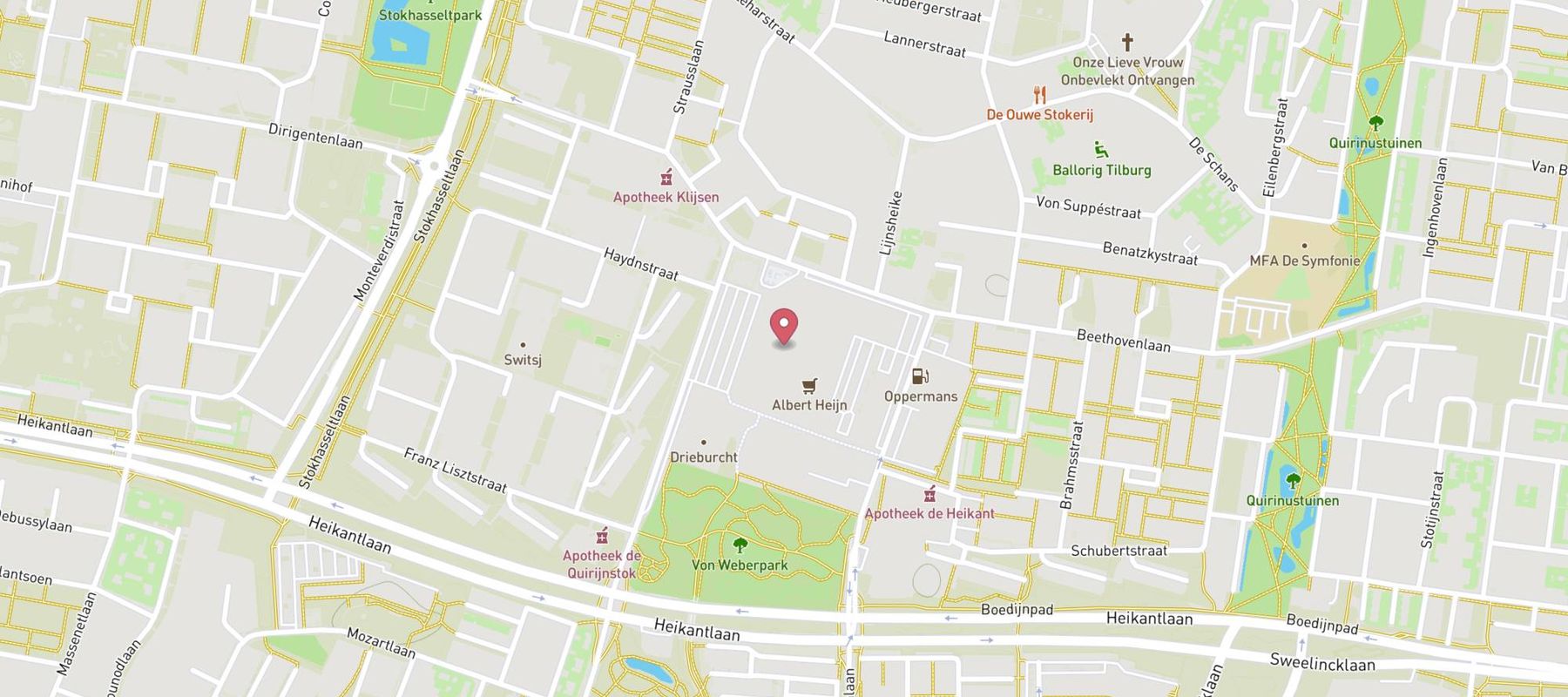 Shoeby - Tilburg Wagnerplein map