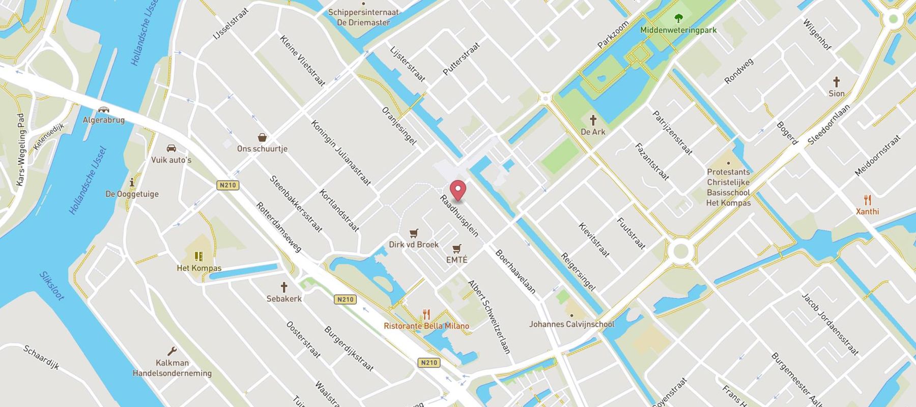 Pearle Opticiens Krimpen aan den IJssel map