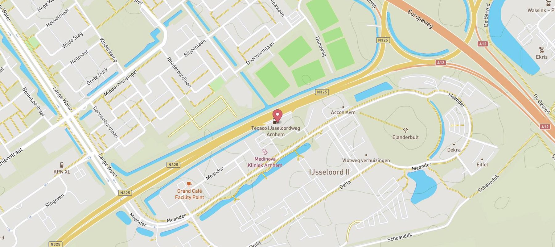 SPAR express Arnhem IJsseloordweg map