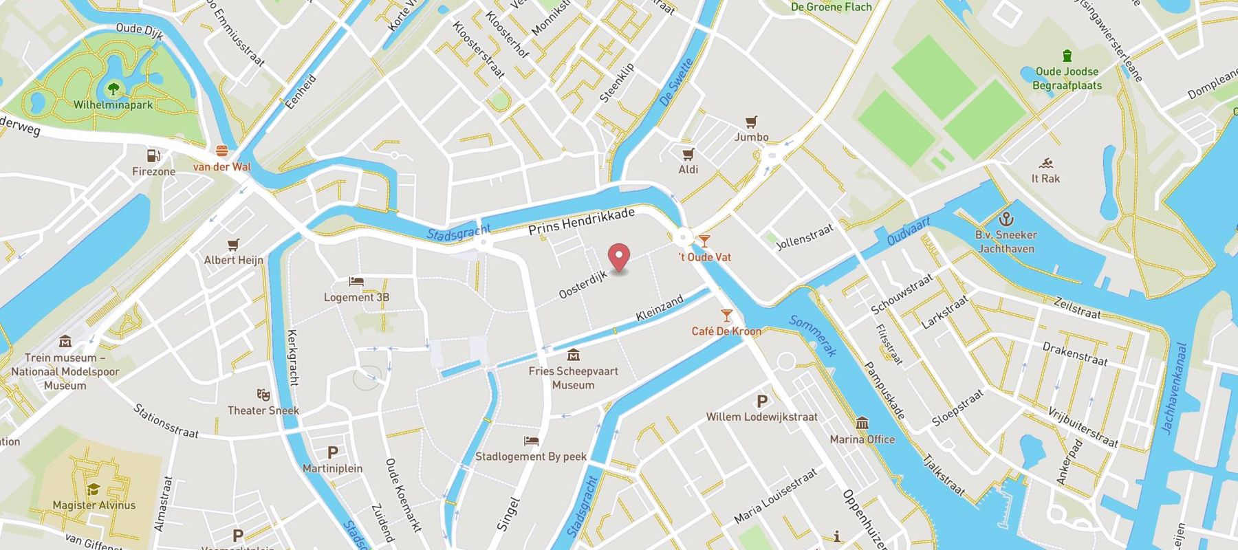 Pearle Opticiens Sneek map