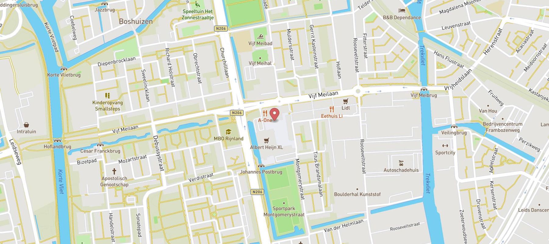 Blokker Leiden Bevrijdingsplein map