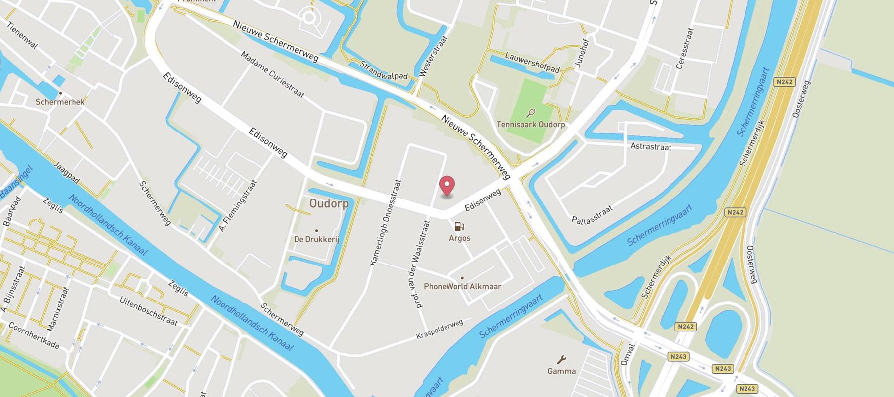 Avis Autoverhuur Alkmaar map