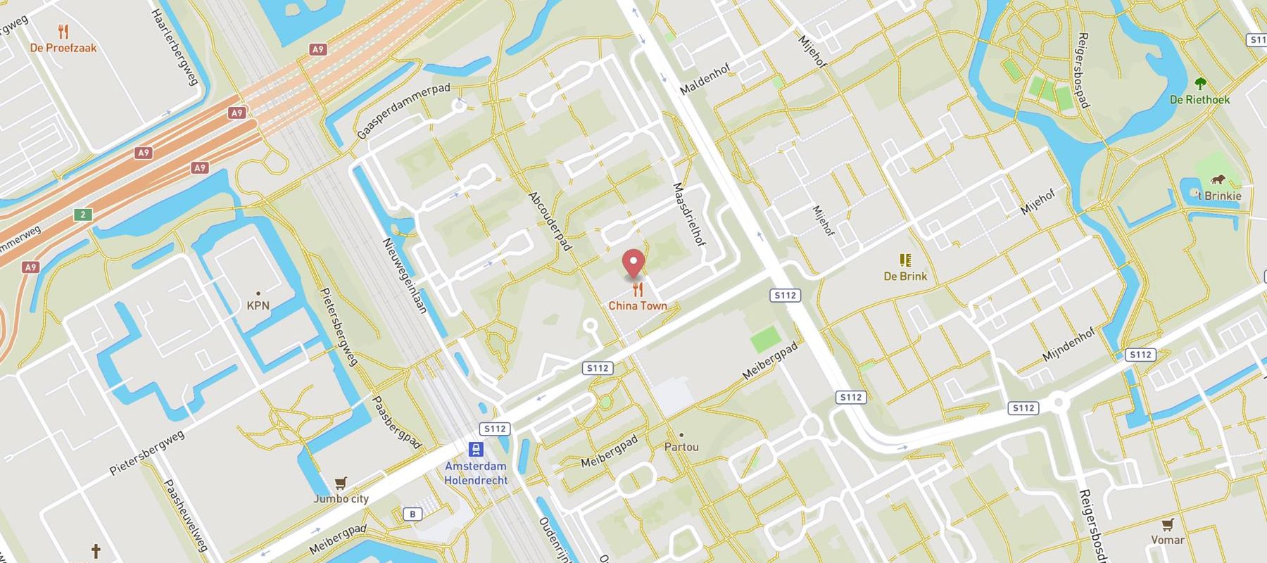 Action Amsterdam map