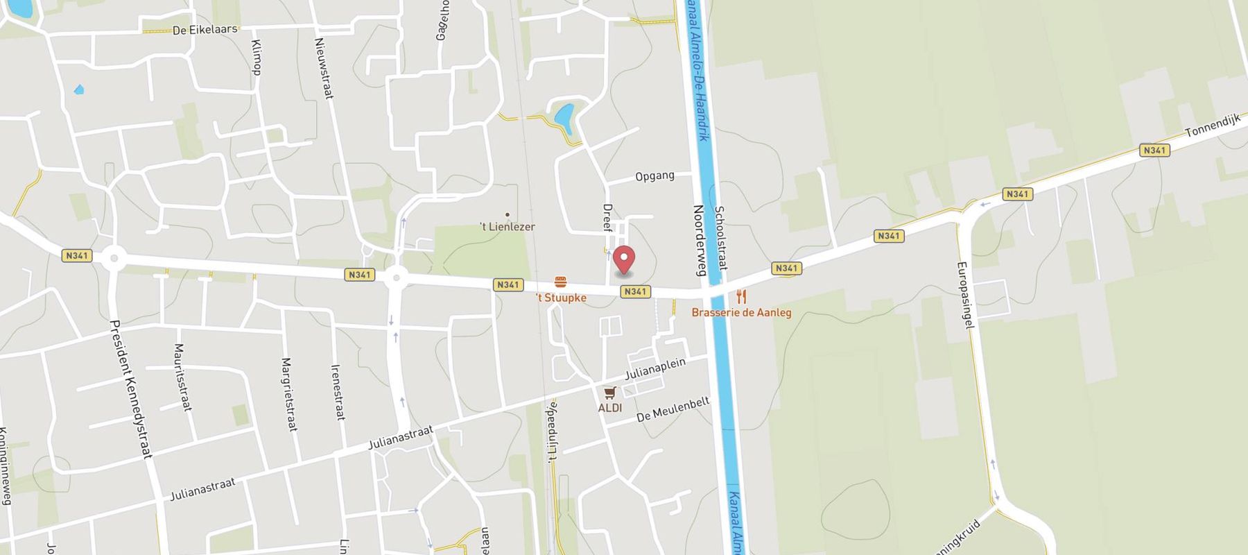 Pearle Opticiens Vroomshoop map