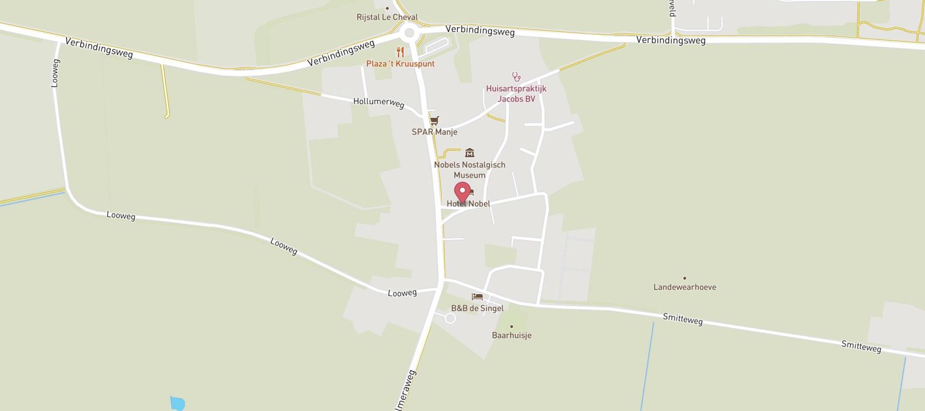 Nobel Hotel Ameland map