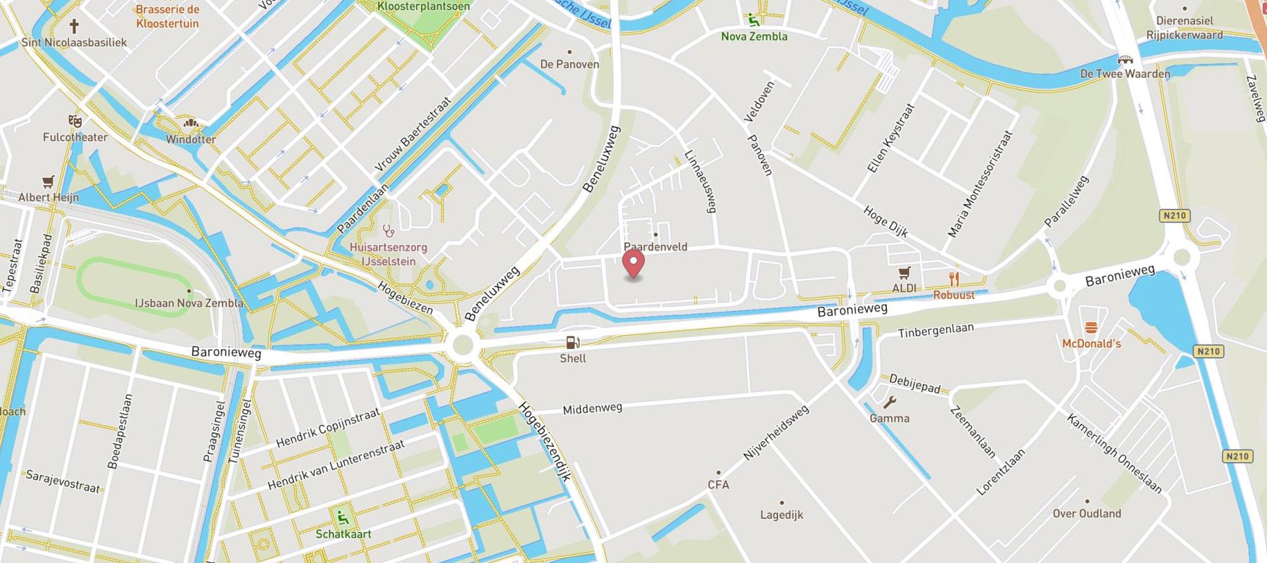Hubo IJsselstein map