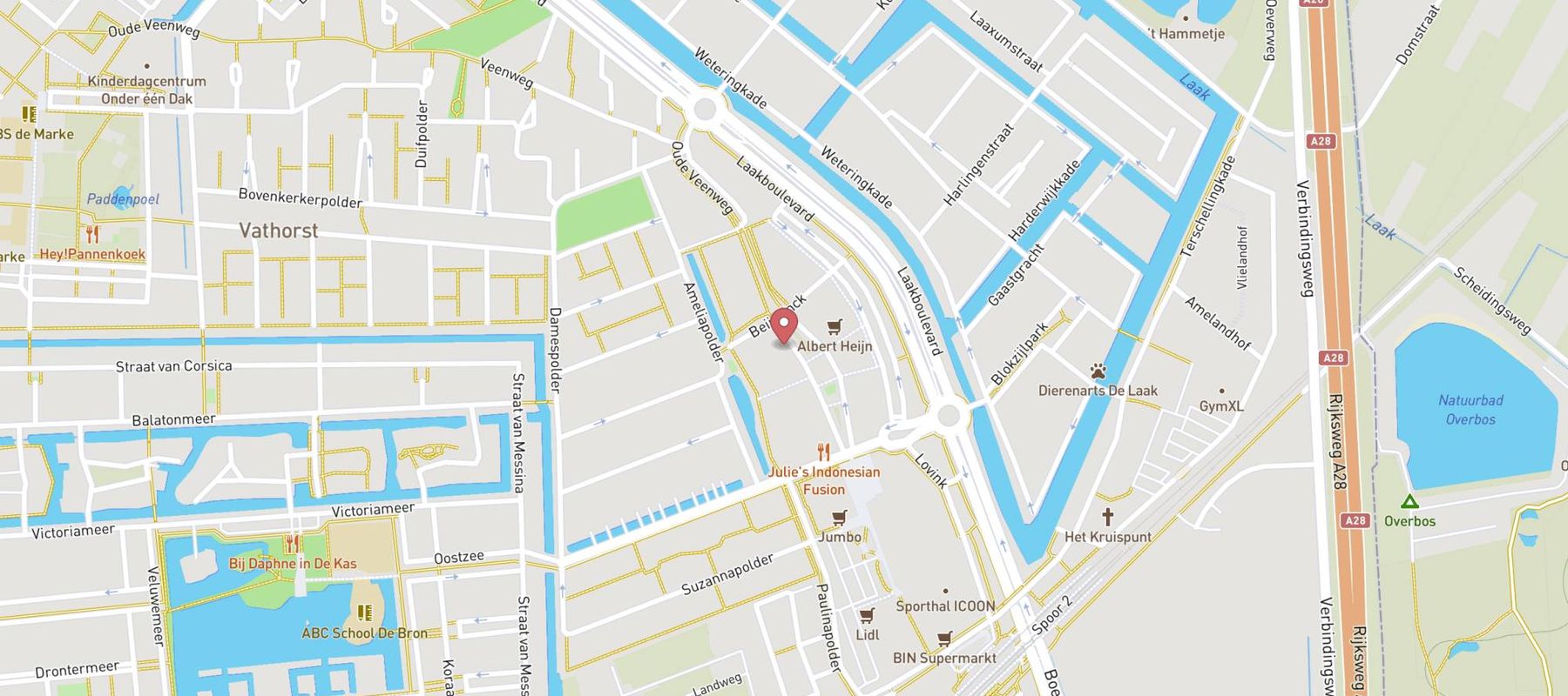 Kruidvat Amersfoort Vathorst map