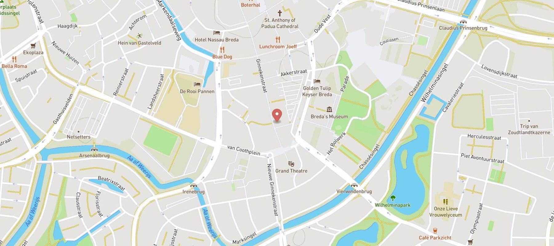 Blokker Breda Ginnekenstraat map