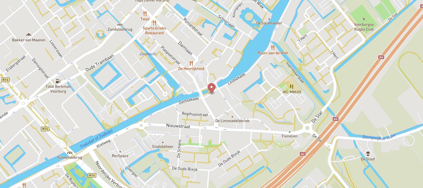 Restaurant Bij Erik map