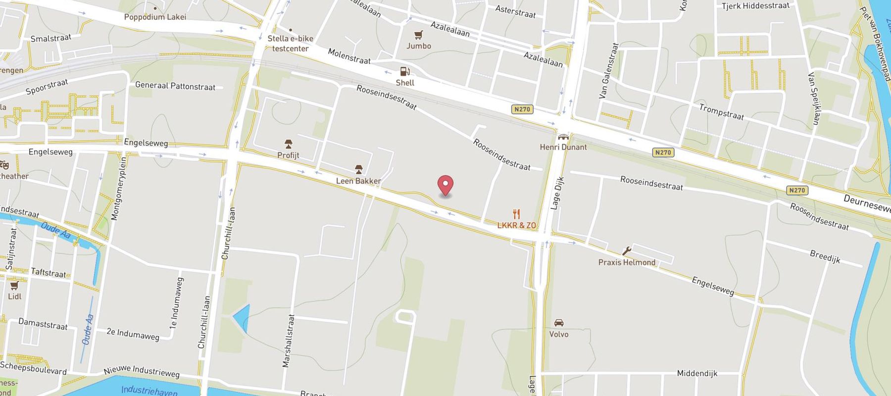Sligro Helmond map