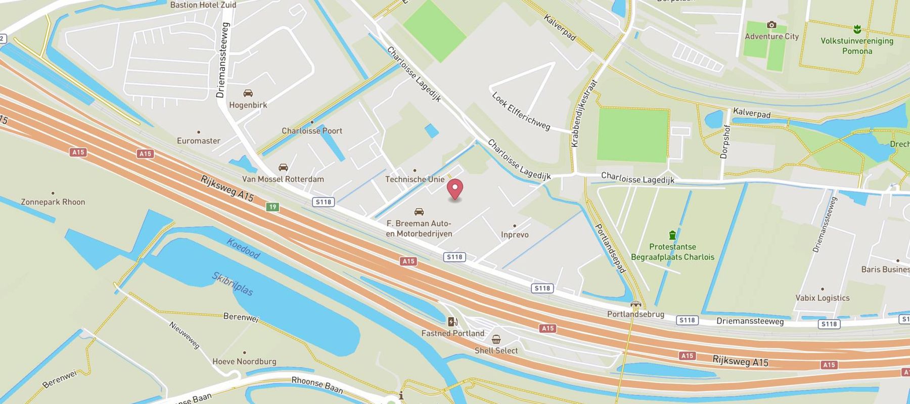 GAMMA bouwmarkt Charlois, Rotterdam map