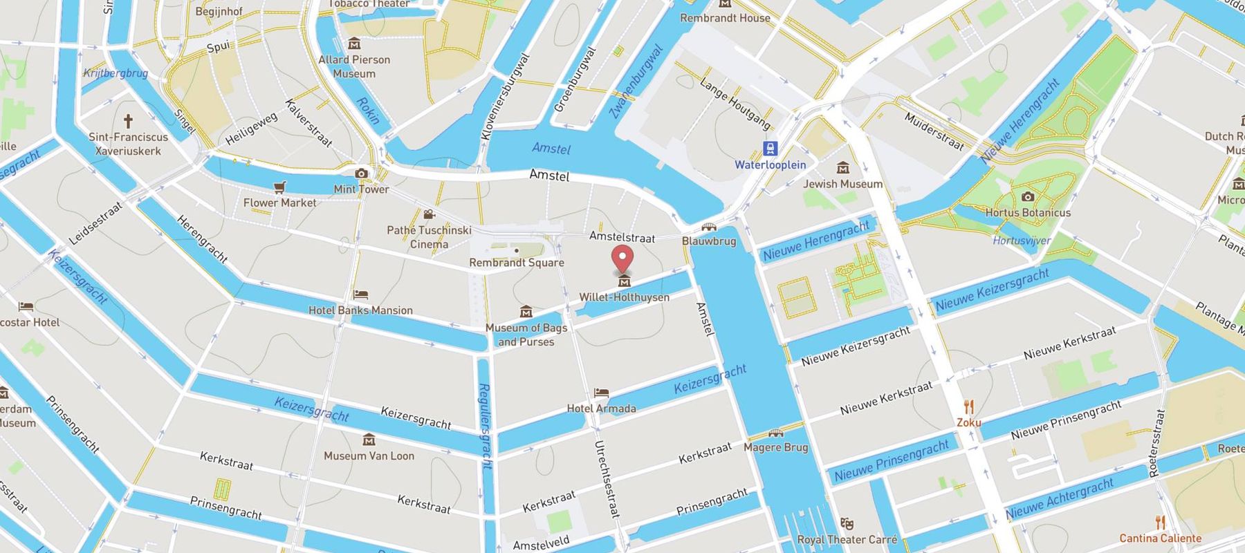 Huis Willet-Holthuysen map