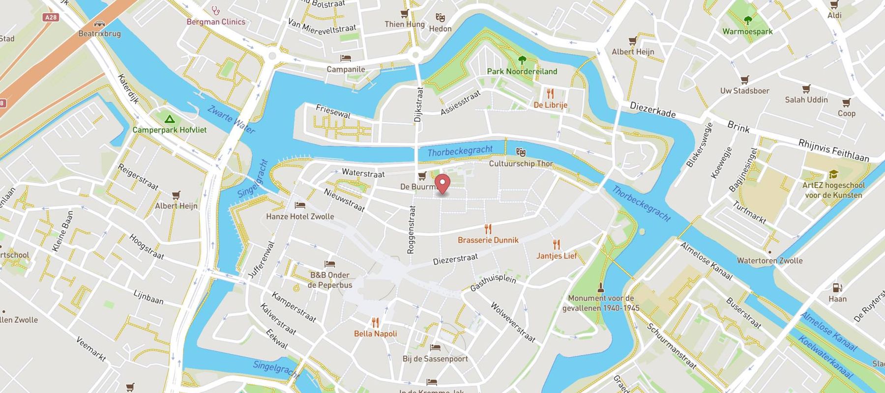 Kruidvat map