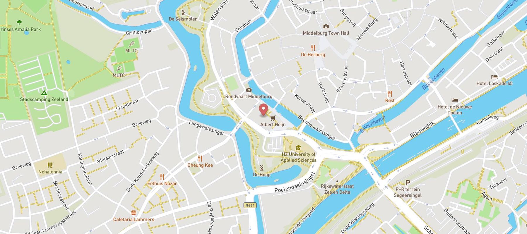 Action Middelburg map