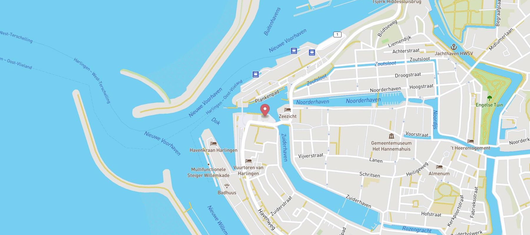 Restaurant 't Havenmantsje map