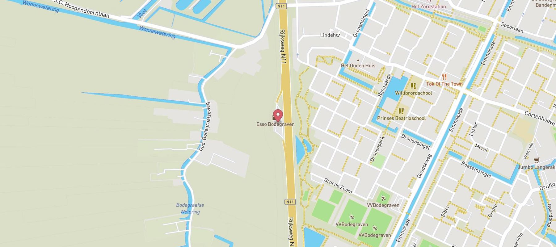 SPAR express Bodegraven map