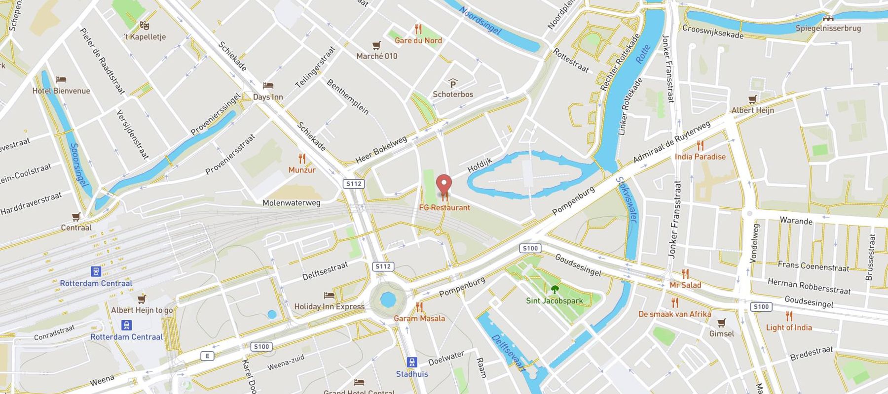 Franky's Grill | Powered by Food Labs map