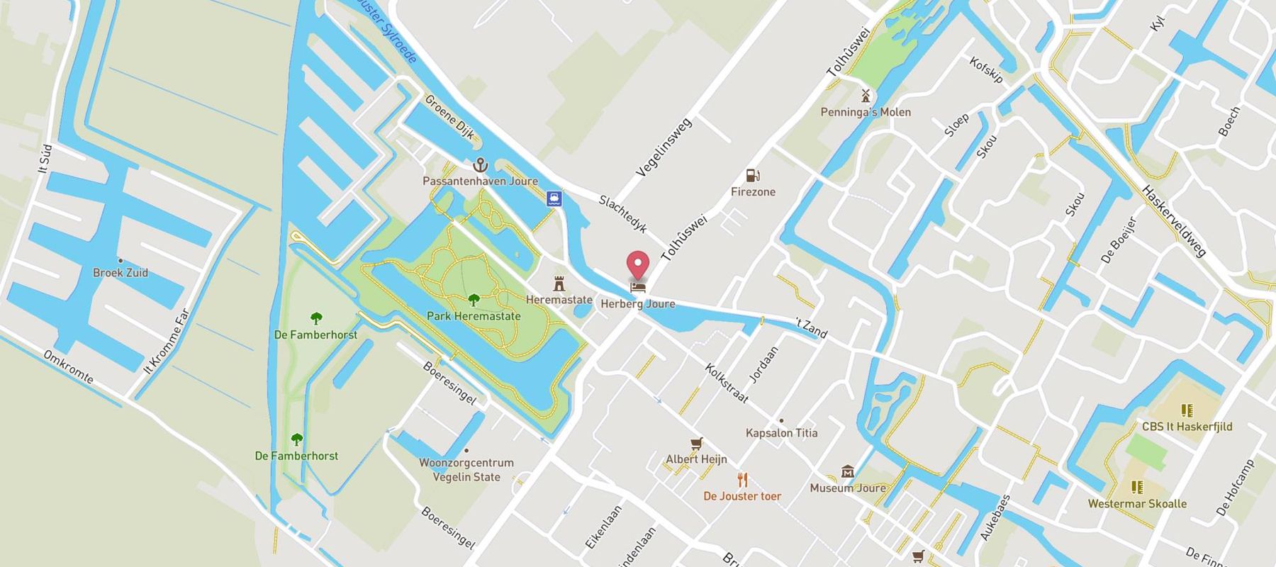 Boutique Hotel Joure map