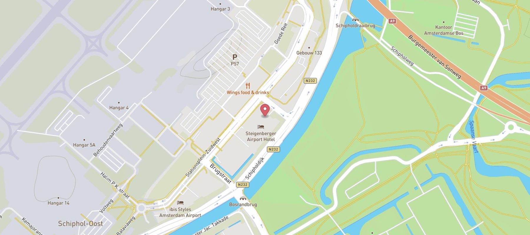 Steigenberger Airport Hotel map