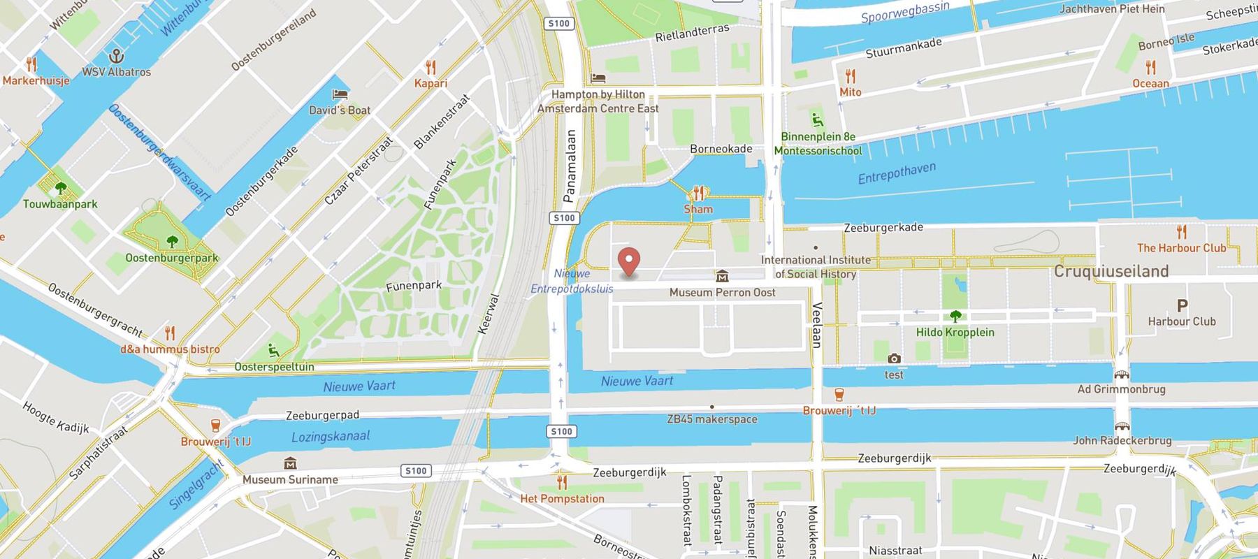 Foer Amsterdam map