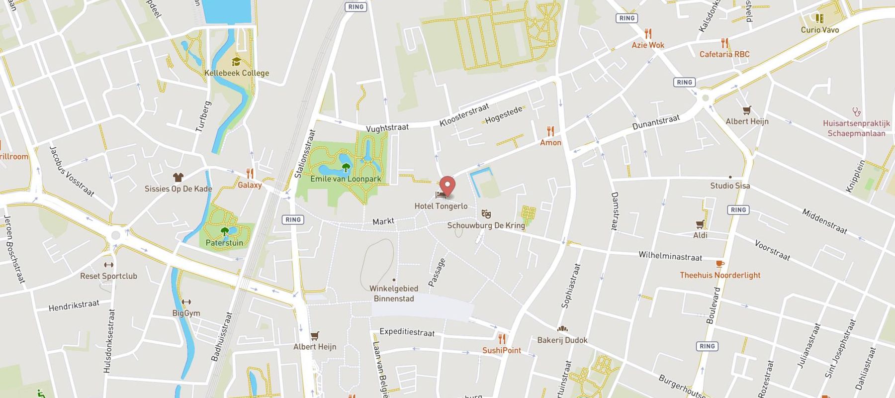 Hotel Tongerlo map