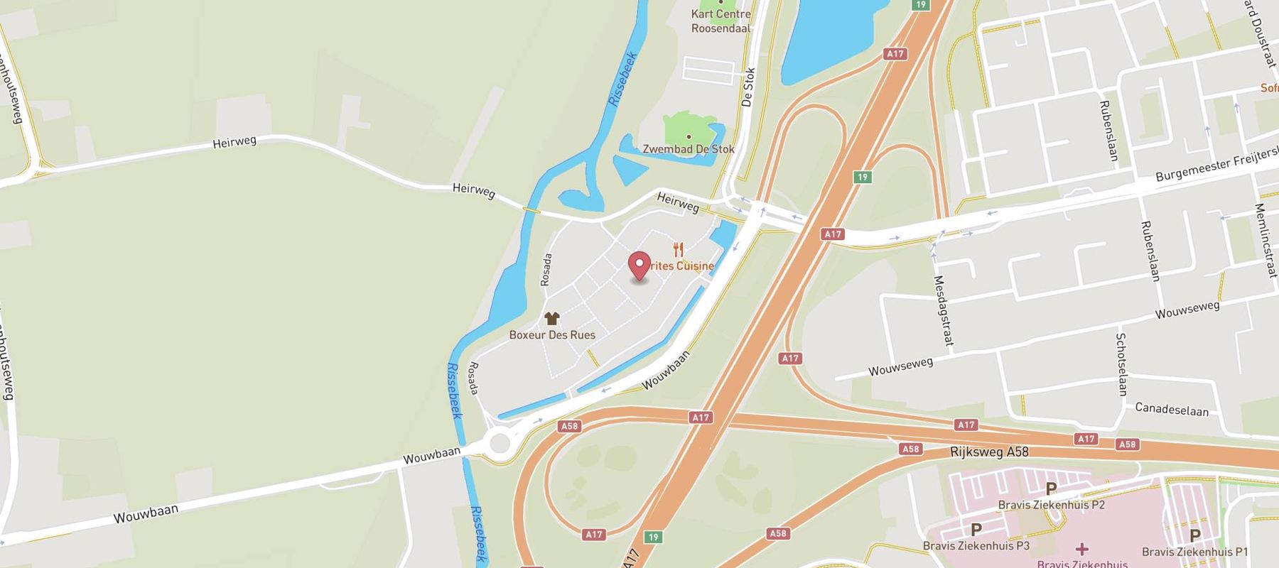 Designer Outlet Roosendaal map