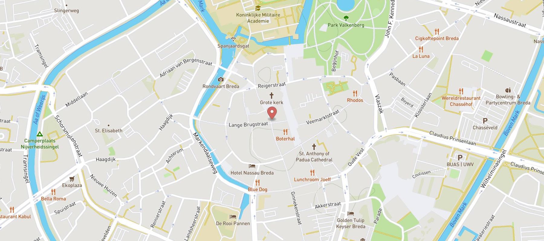 Shoeby - Breda map