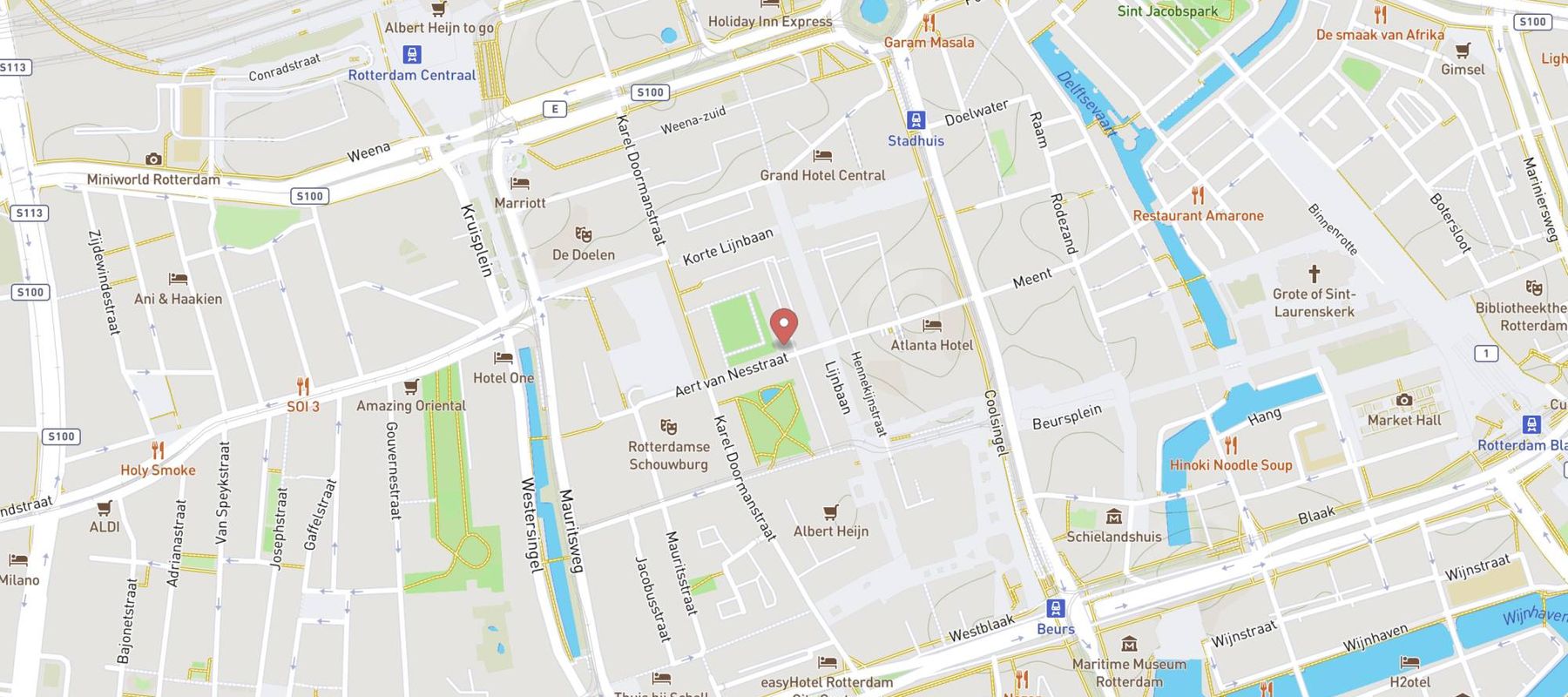 Gauchos Grill Restaurant Rotterdam-Centrum map